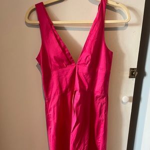 Pink Fuchsia Diane vonFurstenburg V-neck dress. 8